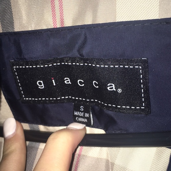 Navy Barbour Inspired Coat - Picture 2 of 2